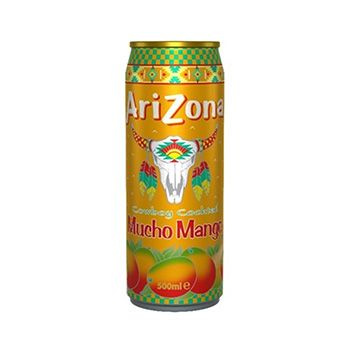 Напиток негазированный Mucho Mango из смеси манго и груши, AriZona, 0.5 л, Германия -1 шт.  #1