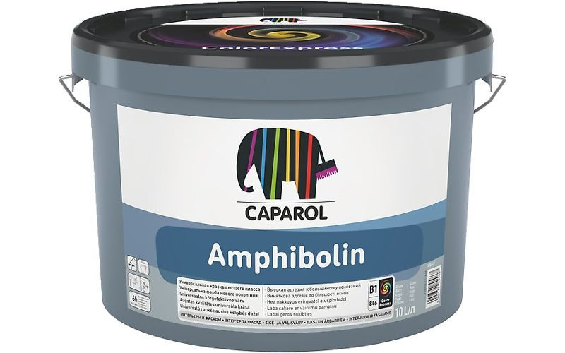 Caparol Amphibolin/Капарол Амфиболин, 10л,База 1(Белая),краска для фасадов и интерьеров  #1