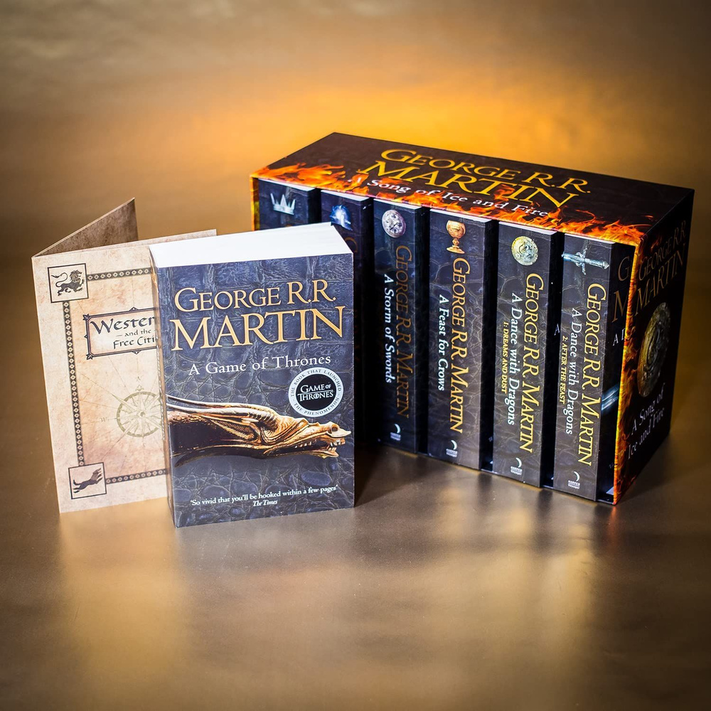 A Song of Ice and Fire ( Game of Thrones ) Box Set 7 books George R.R. Martin / Песнь Льда и Пламени #1