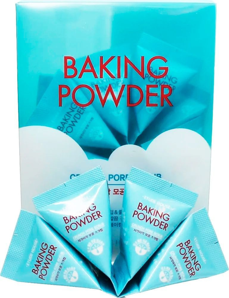 ETUDE HOUSE Скраб для лица с содой в пирамидках очищающий Baking Powder Crunch Pore Scrub, 24 шт. по #1