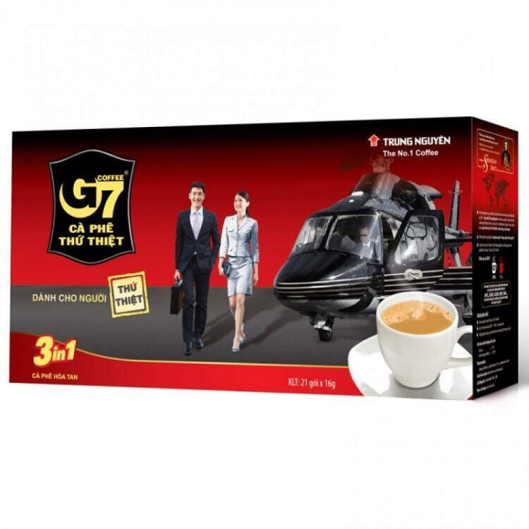 Вьетнамский растворимый кофе G7 3 в 1 в пакетиках(21 шт. по 16 г)  #1