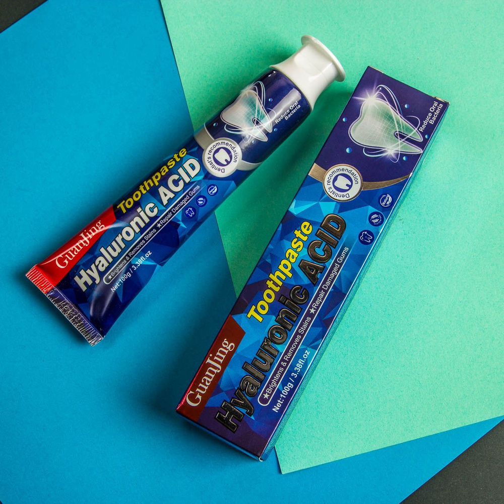 Toothpaste Hyaluronic ACID Зубная паста гиалуроновая 100 г купить с