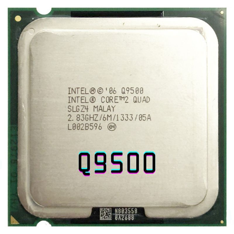 Intel core quad q9500. Q9500.