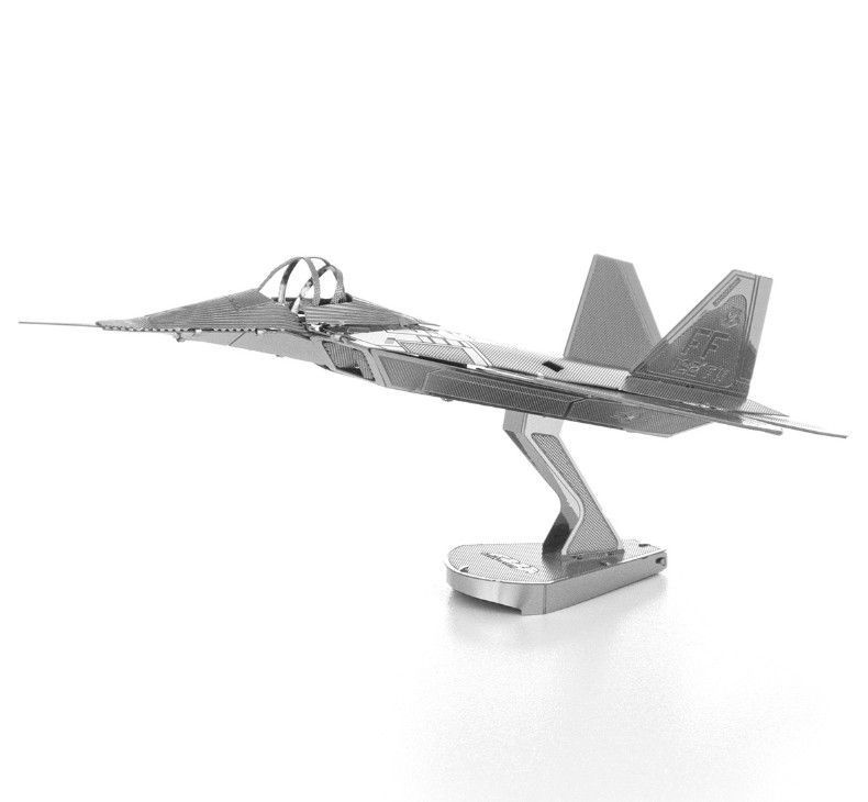 Металлический конструктор / 3D конструктор / Сборная модель 3D Metal Model Boeing F-22 Raptor  #1