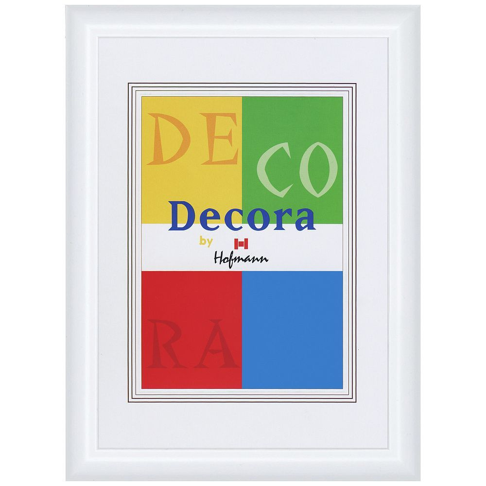 Фоторамка, 2 шт., Hofmann Decora 10x15 (А6) 45-BL, цвет белый (поставщик Виакадемия)  #1