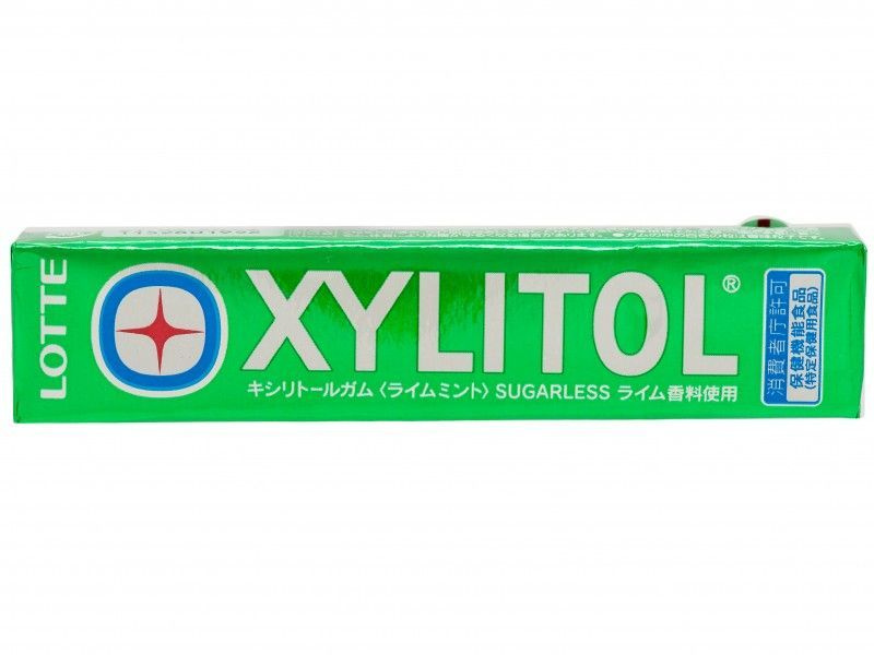 Резинка жевательная Xylitol мятный лайм (5упак х 21гр), Япония  #1