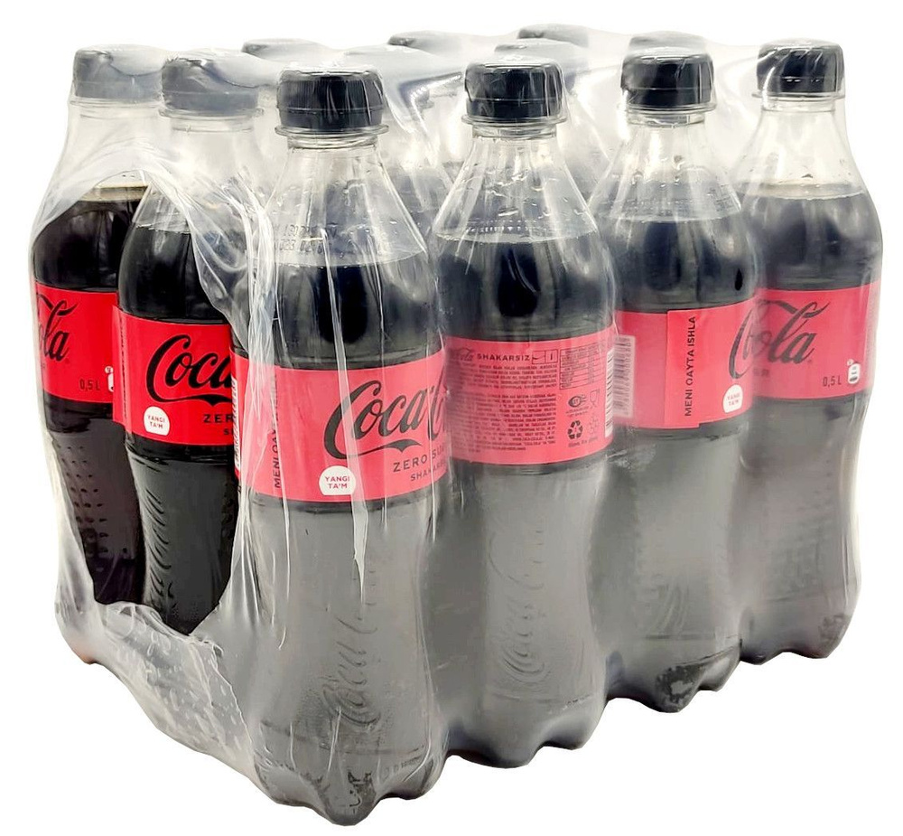 Coca-Cola Zero Кока Кола Зеро газированный напиток, 0,5 л * 12 шт #1