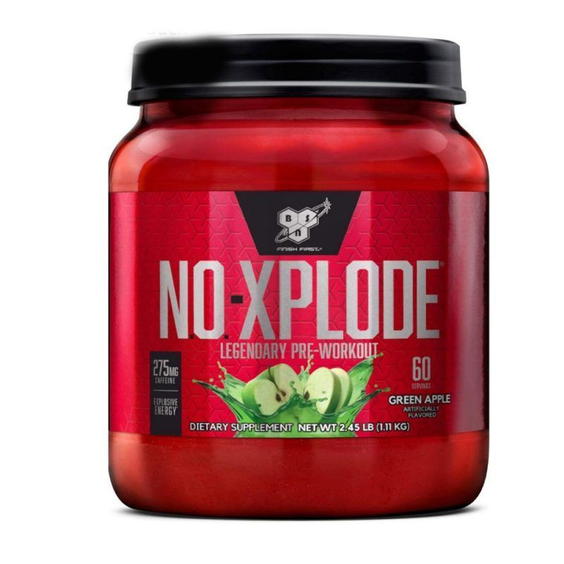 Предтренировочный комплекс BSN N.O.-Xplode New Formula, 1110 г, вкус: зеленое яблоко  #1