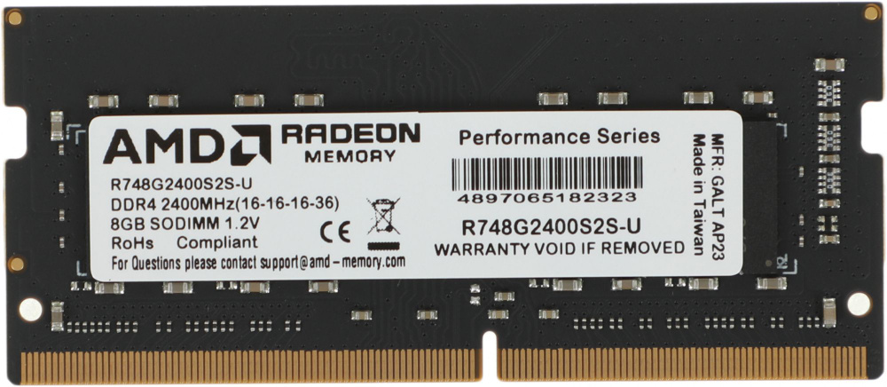 AMD Оперативная память Оперативная память для ноутбука 8Gb DDR4 2400MHz AMD Radeon R7 Series R748G2400S2S-U #1