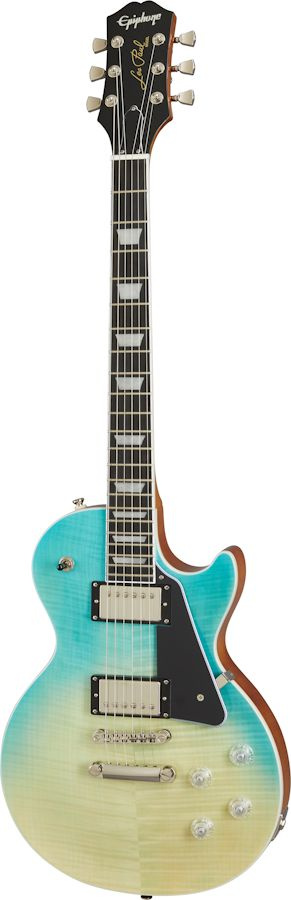 Электрогитара Epiphone Les Paul Modern Figured Caribbean Blue Fade #1