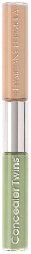 PHYSICIANS FORMULA Консилер двухцветный с аппликатором Concealer Twins 2-in1 Correct & Cover Cream Concealer #1
