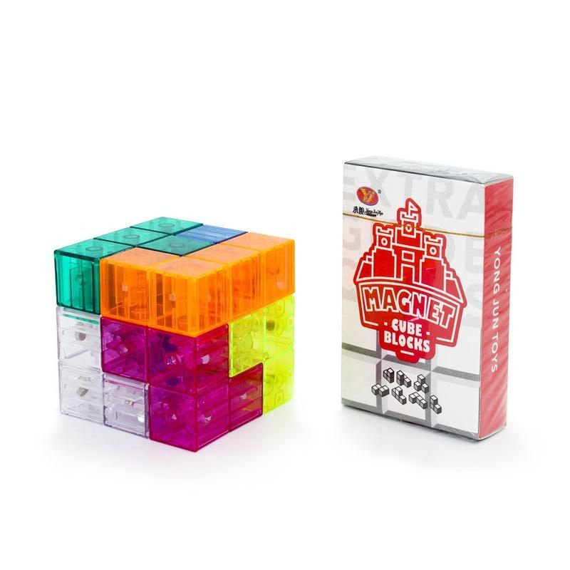 Логическая игра конструктор 3Д Magnetic block, куб сома, Assembly Toy Magnetic Cube Blocks  #1