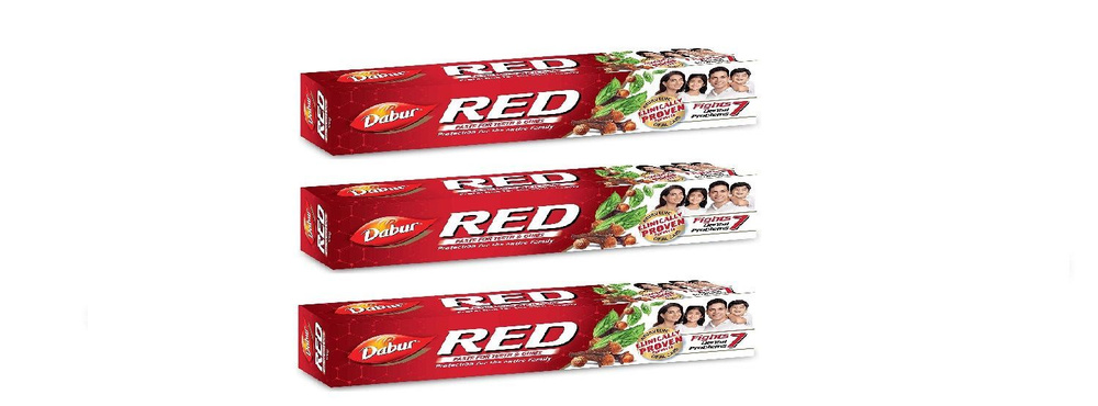 Зубная паста Дабур Ред 200 грамм - Dabur Red - аюрведическая зубная паста  #1