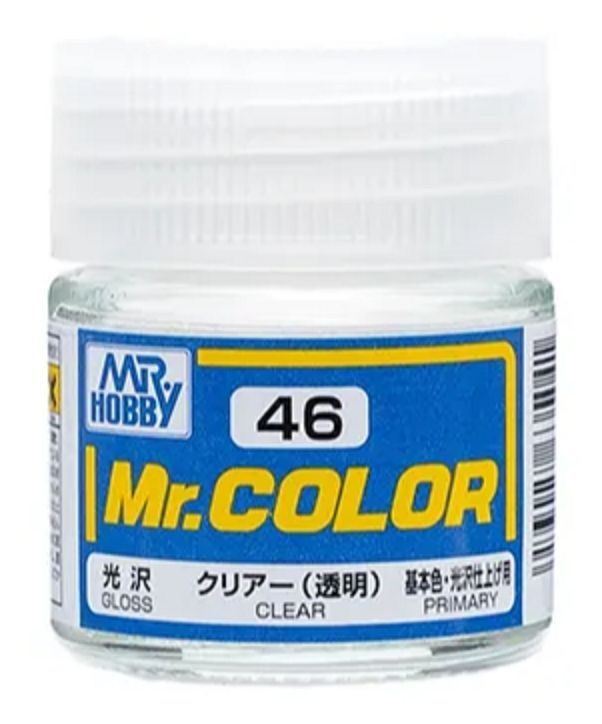 Mr.Color Краска эмалевая цвет Прозрачный глянцевый, 10мл #1