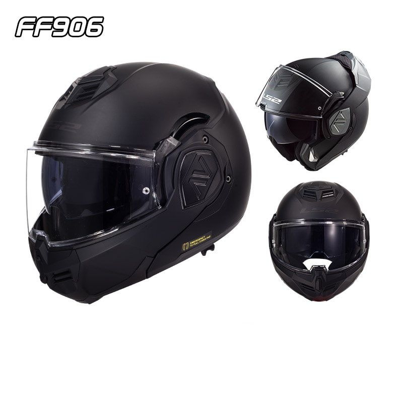 LS2 HELMETS Мотошлем, цвет: черный матовый, размер: XL #1