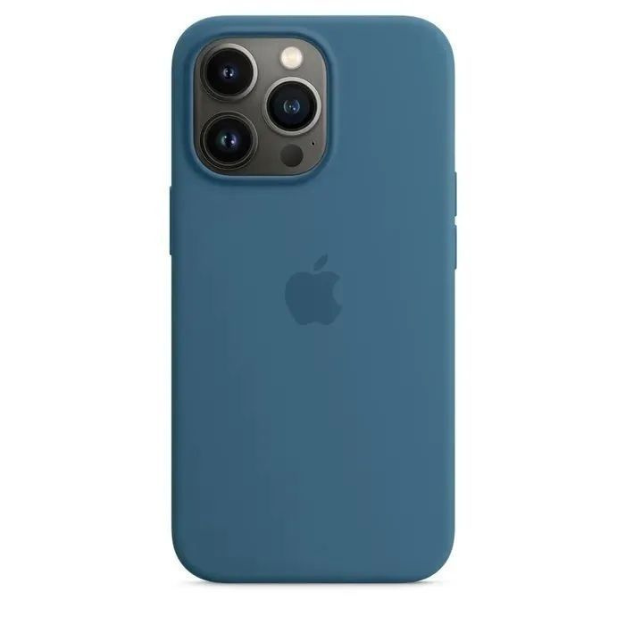 Чехол-накладка для iPhone 13 / Silicone Case MagSafe / Blue Jay / Цветная анимация  #1