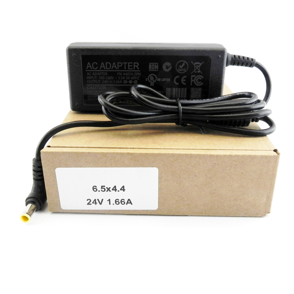 Блок питания для акустической системы 40W 24V 1.66A 6.5*4.4 угловой ...