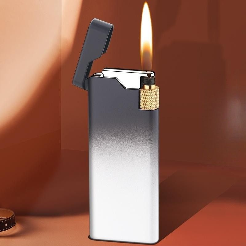 Металлические легкие бутановые газовые зажигалки с колесиком для ...