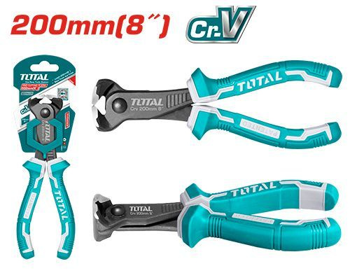 THT260806 Кусачки (бокорезы) торцевые 8"/200 мм, CR-V, TOTAL #1