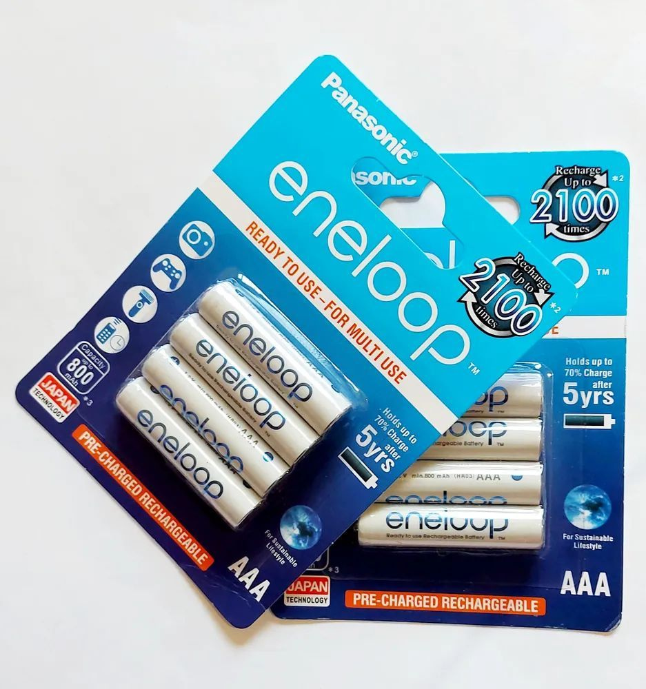 Аккумуляторы Eneloop AAA1.2v (BK-4MCCE/4BE) - купить с доставкой по ...