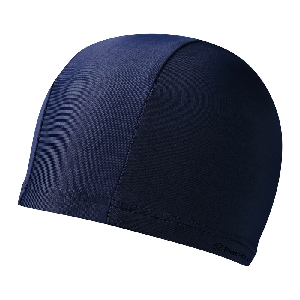 Шапочка для плавания текстильная Flat Ray Lycra Cap, цвет Темно-синий.  #1