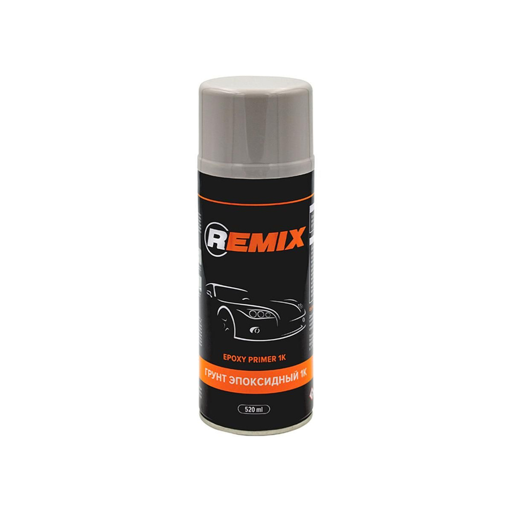 Грунт эпоксидный антикоррозийный автомобильный Remix RM-SPR15 Epoxy Primer 1K светло-серый аэрозоль 520 #1