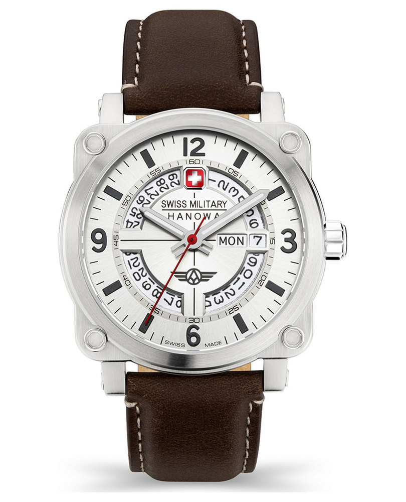 Водонепроницаемые мужские наручные часы Swiss Military Hanowa Afterburn SMWGB2101102 с сапфировым стеклом #1