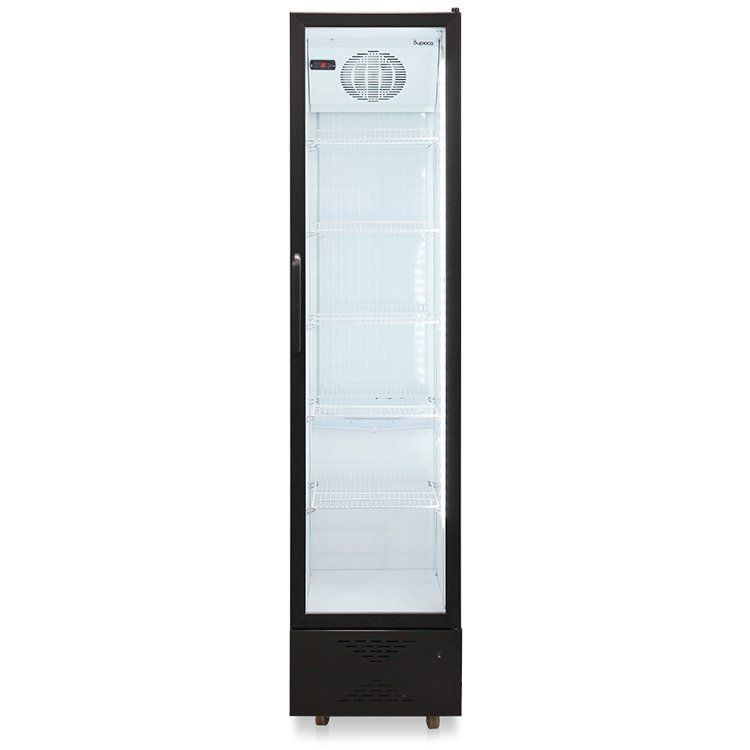 Бирюса Холодильная витрина В390D, черный, прозрачный #1