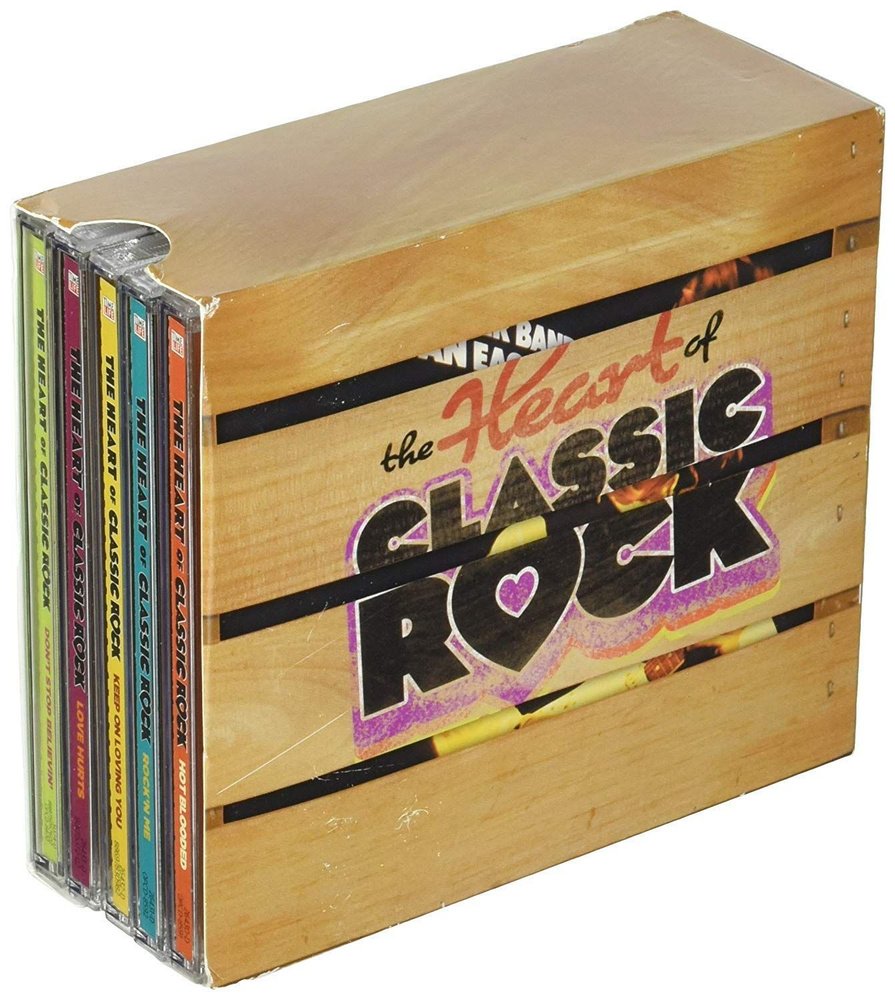 The Heart of Classic Rock (10 CD Box Set), высококачественные музыкальные компакт-диски  #1