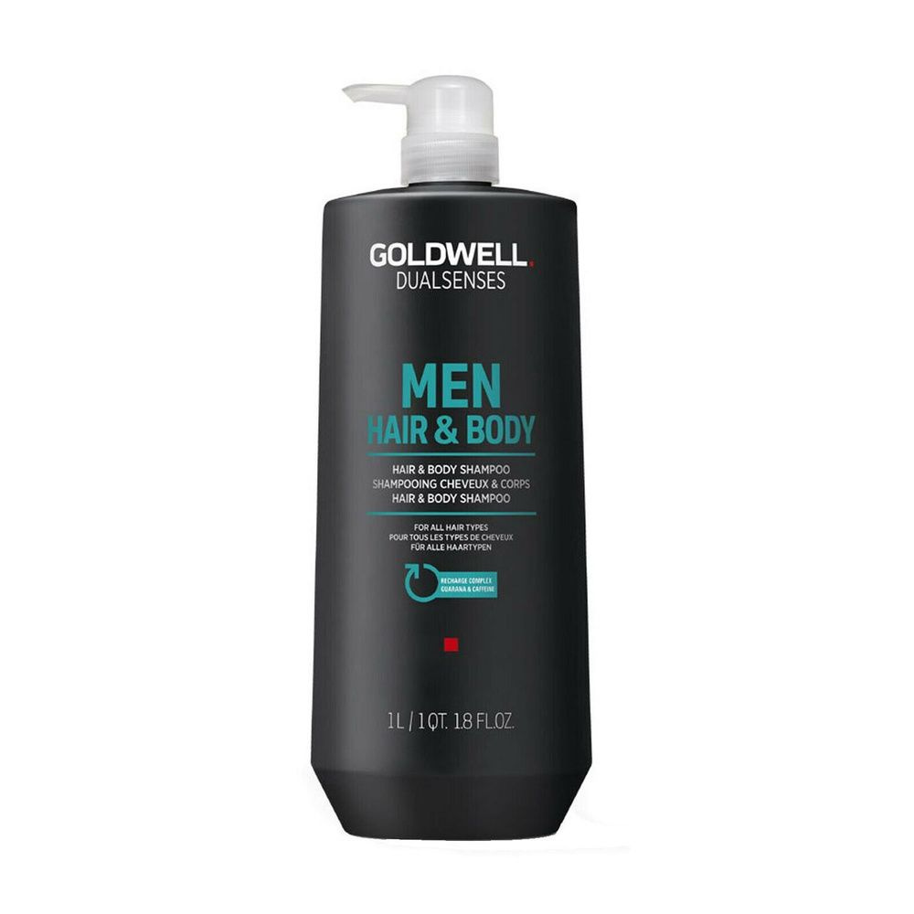 Goldwell Dualsenses Men Hair & Body Shampoo - Освежающий шампунь для волос и тела 1000 мл  #1
