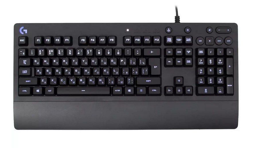 Logitech G Клавиатура проводная Клавиатура Logitech G213 Prodigy, Black, USB  #1