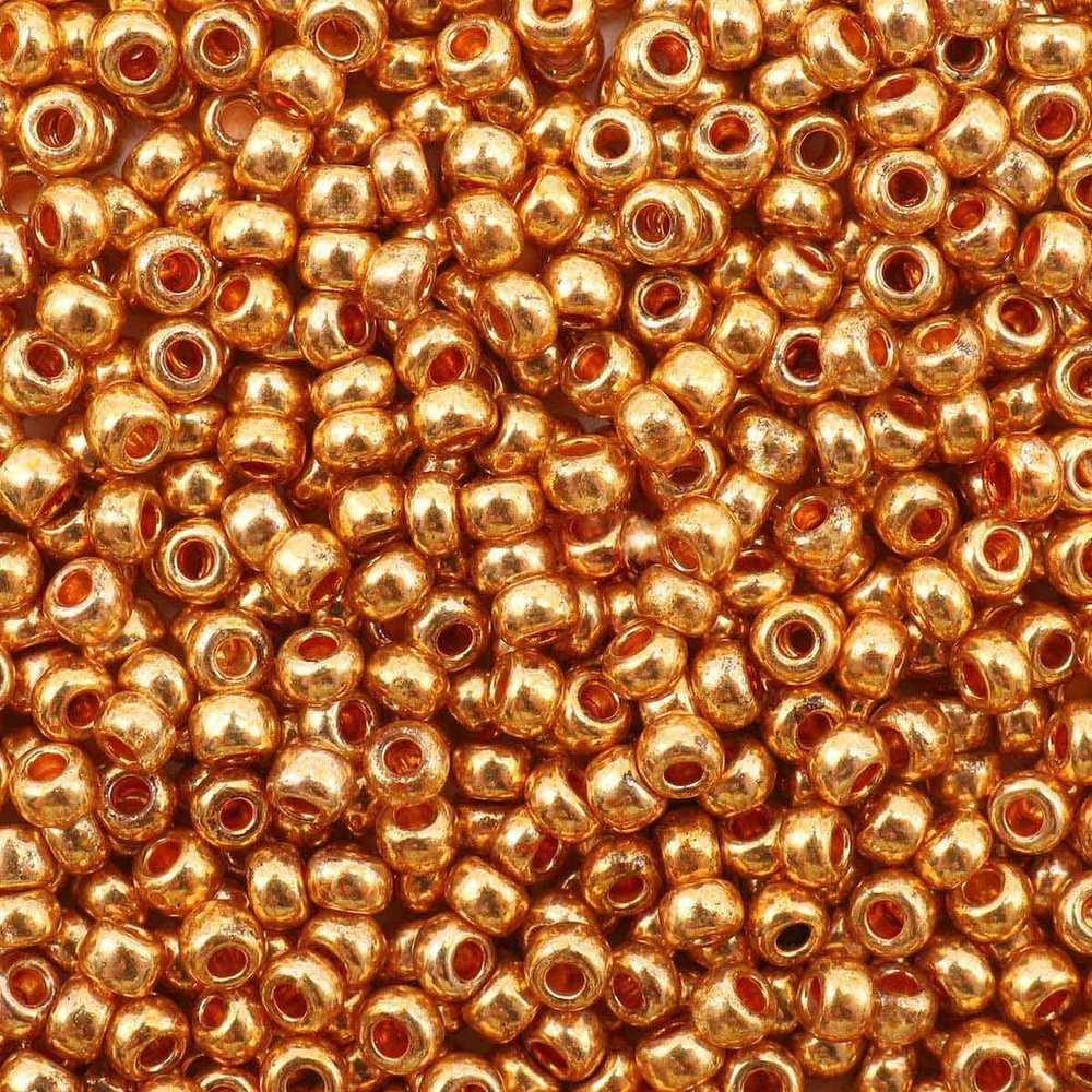 Бисер круглый Preciosa 10/0, размер 2.3 мм, 5 г, цвет № 18389, бисер чешский для рукоделия плетения вышивания #1