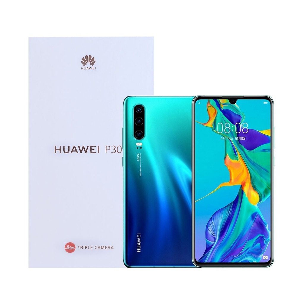 HUAWEI Смартфон P30 (Глобальная прошивка + Google Play + поддержка обновления OTA) Global 6/128 ГБ, светло-синий #1