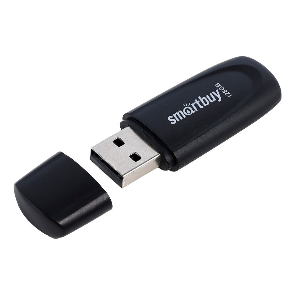 Флешка usb 128 ГБ Smartbuy Scout, черный #1