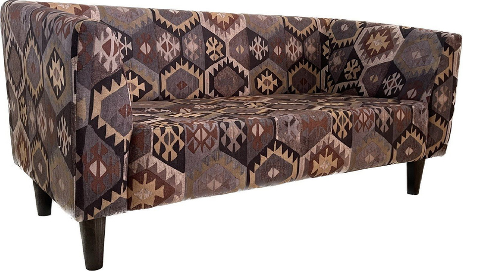 Петролюкс Прямой диван АВДИ, механизм Нераскладной, 160х67х77 см,бежевый, коричневый  #1