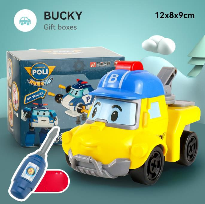 Машина Robocar Bucky, инерциальная машина Bucky 8 см #1