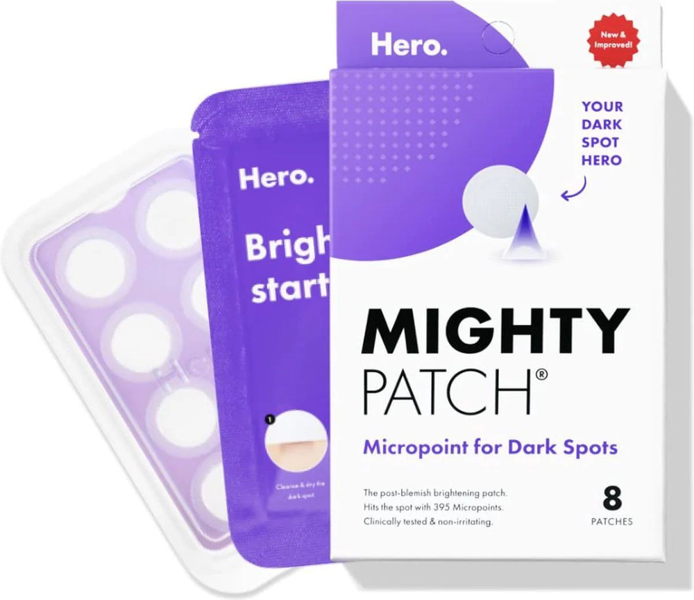 Hero Cosmetics Patch Micropoint 6 штук, пластырь от прыщей и темных пятен / невидимая наклейка от акне #1