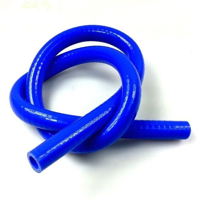 Усиленный силиконовый шланг (патрубок) 14мм / 1 метр (синий)  #1
