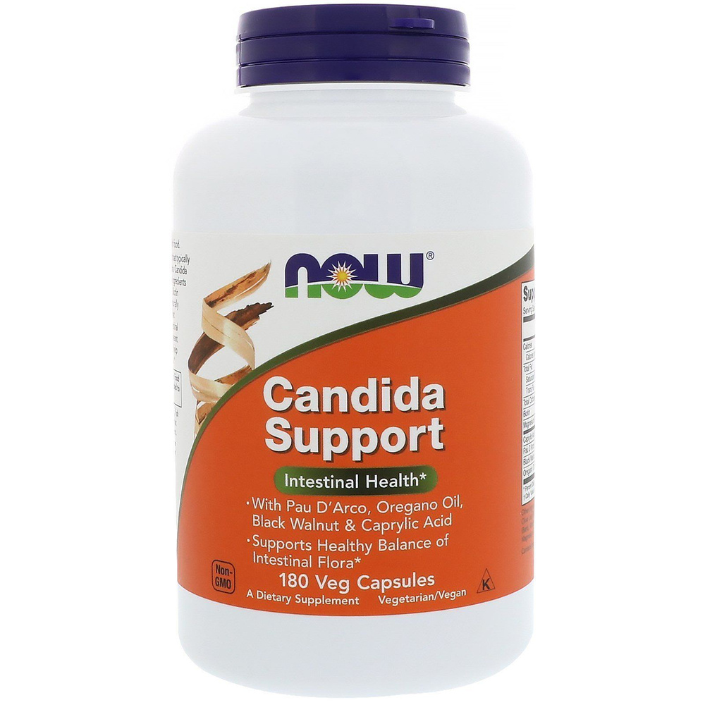 NOW Candida Support, Кандида Саппорт - 180 кап (922 мг) #1