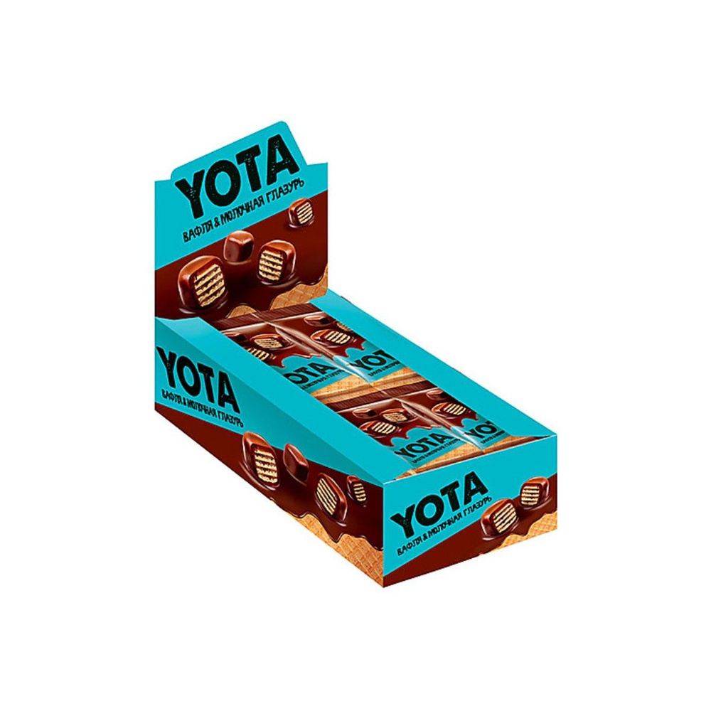 Yota, Драже вафля в молочно-шоколадной глазури, 16 штук по 40 грамм  #1