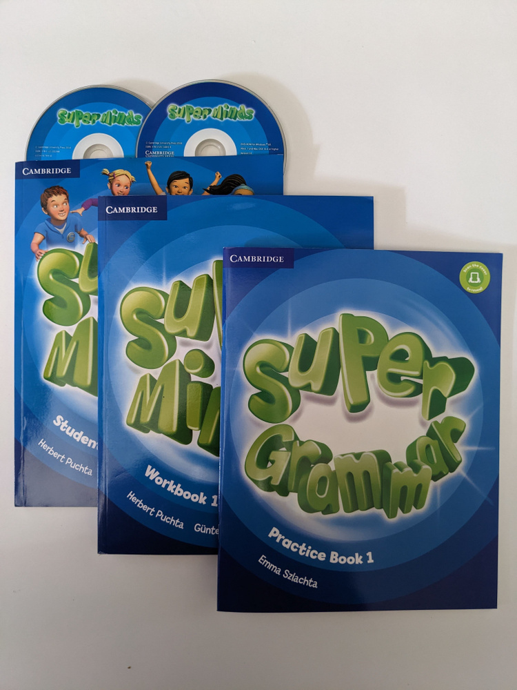 Комплект Super Minds 1: Student's Book and WorkBook + super grammar 1 practice book + CD | Льюис-Джоунс #1