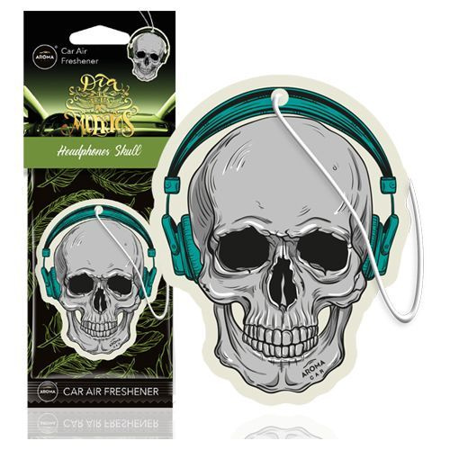 Ароматизатор воздуха "AROMA CAR" Headphones Skull, подвесной #1