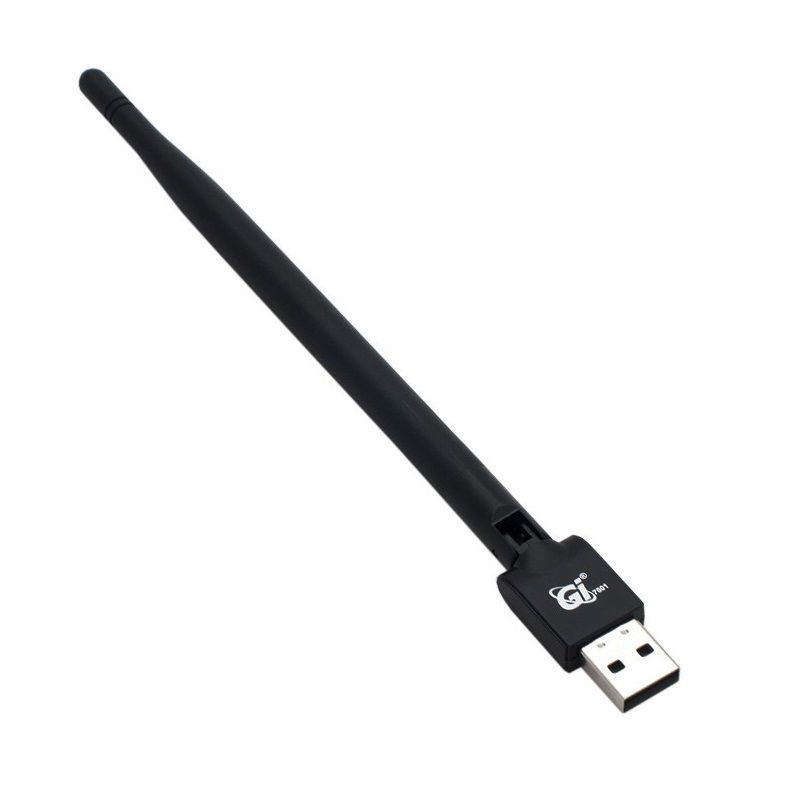 Беспроводной USB Wi-Fi адаптер для цифровых приставок, ресиверов, компьютеров с антенной GI 7601  #1