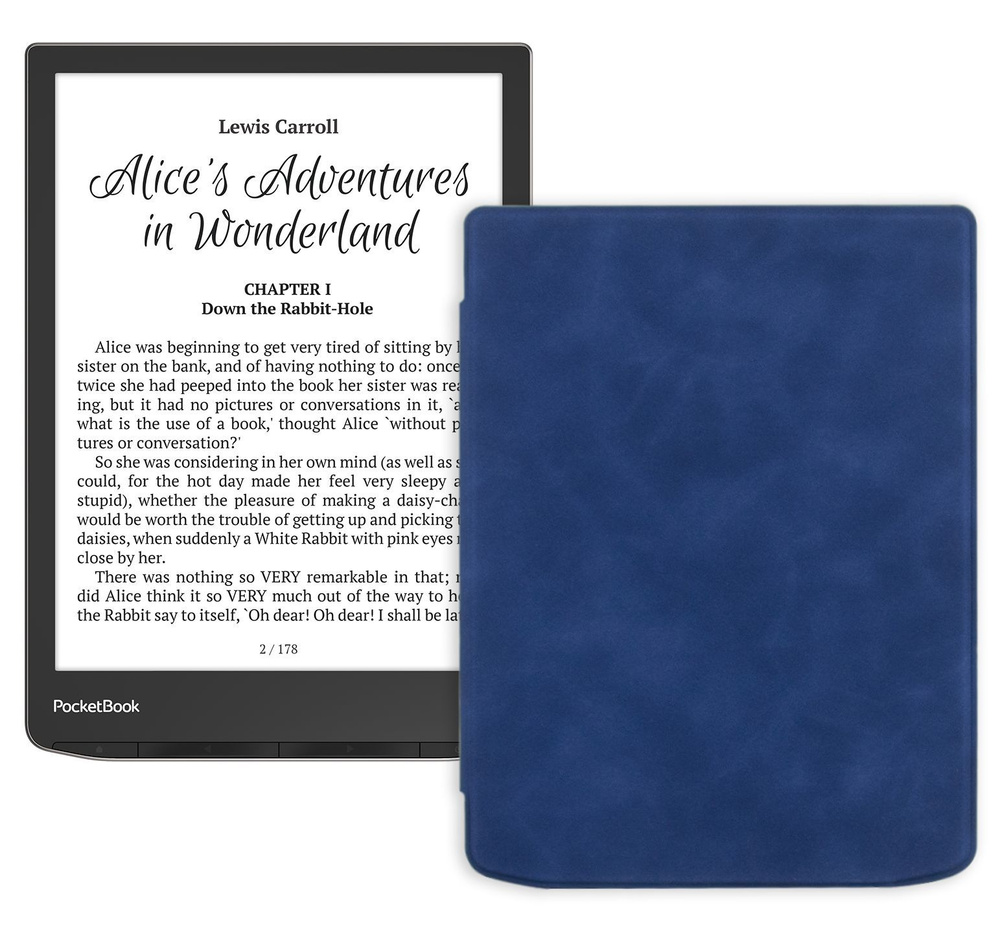 Pocketbook 7.8" Электронная книга 743G InkPad 4, серый, синий #1