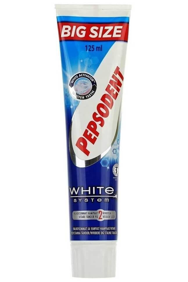 Отбеливающая зубная паста Pepsodent White System 125 мл #1