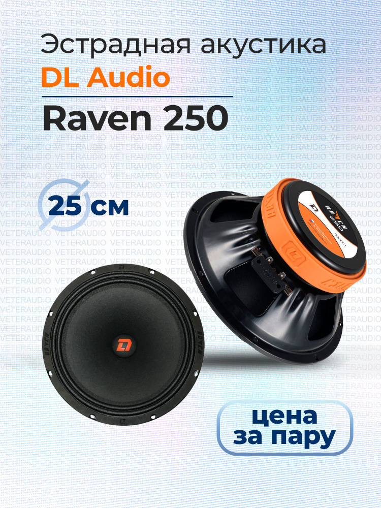 DL Audio Колонки для автомобиля Raven 250, 25 см (10 дюйм.) #1