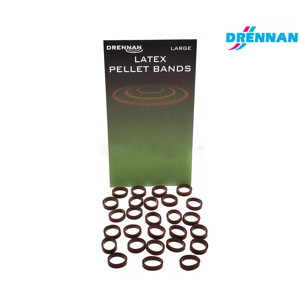 Силиконовые кольца Большие Drennan (Дреннан) - Latex Pellets Bands Large, 30 шт  #1