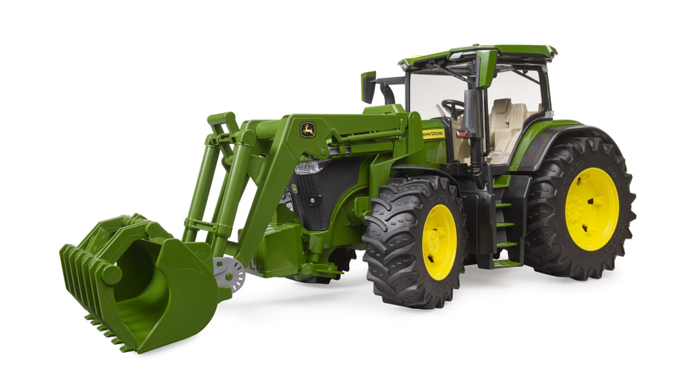 Машинка Bruder Трактор John Deere 7R 350 с фронтальным погрузчиком, Брудер, 03-151  #1