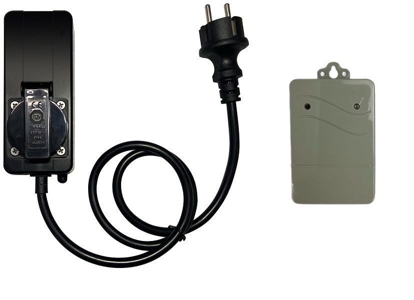 Уличная GSM-розетка Simpal WS250 с беспроводным датчиком температуры/освещенности SimPal WTL-063-F V2 #1
