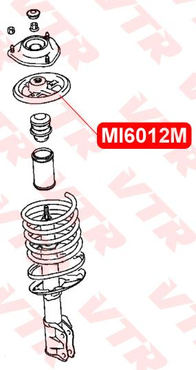 Vtr Опора амортизатора, арт. MI6012M, 1 шт. #1